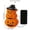 B, variant on Sruoe Halloween Candy Bucket Trick or Treat Pail, Pumpkin Candy Basket with Lid, Iron Reusable Halloween Candy Holder Toddler Holiday Candy Storage Box Classroom Party Container