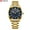 Gold Blue, variant on Classic Quartz Watch – Full Metal Band and Refined Business Aesthetic
