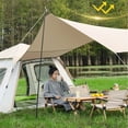 thumbnail image 4 of axGear Camping Tent Tarp Canopy Water Resistant Windproof 4-6 People Easy Setup Pop Up, 4 of 9