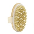 thumbnail image 4 of Cepillo corporal exfoliante con marco de madera para masaje y drenaje linfático., 4 of 14