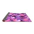 thumbnail image 2 of Ahgly Company Indoor Round Abstract Purple Modern Area Rugs, 6' Round, 2 of 4