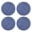 B, variant on Round Placemats Set of 4, 15 Inch Braided Hand Woven Table Mats, Heat Resistant Non-Slip Wipeable Place Mats for Kitchen Dining Use By Kilougeis