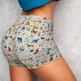 thumbnail image 4 of Fotbe Dogs Funny Pets Seamless Shorts, Womens Workout Shorts High Waist Stretch Booty Short for Gym/Yoga/Running/Biking-Medium, 4 of 9