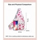 thumbnail image 5 of Sling Bag for Kids, Kawaii Bag Backpack Travel Chest Bag, Crossbody Bag Mini Backpack for Girls (Blue), 5 of 5