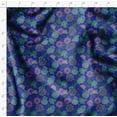 thumbnail image 4 of Soimoi Floral Print - Blue, Moss Georgette Fabric Material - 42 Inch Wide, 1 Yard, Unstitched Versatile Fabric For Dresses, Skirts, Blouses, Drapery Projects, 4 of 6
