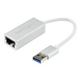 thumbnail image 1 of StarTech.com USB 3.0 to Gigabit Network Adapter - Silver - Sleek Aluminum Design for MacBook, Chromebook or Tablet - Native Driver Support (USB31000SA) - Network adapter - USB 3.0 - Gigabit Ethernet x 1 - silver, 1 of 7