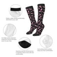 thumbnail image 6 of Lsque Breast Cancer Awareness (2) Printed Crew Socks Men's Women's LightWeight Thin Casual Calf Socks ,Knee High Socks,Cotton Socks, 6 of 9