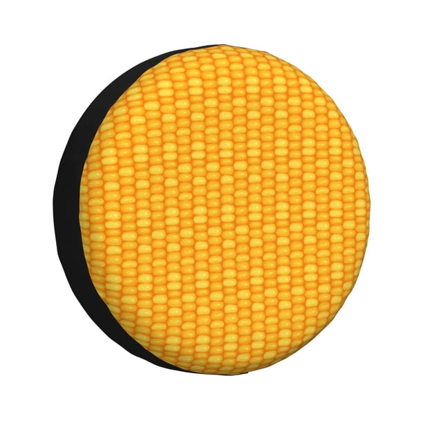 Balery Corn Kernels Cubiertas para Neumáticos - Protector Resistente para Neumáticos de Camioneta, SUV, Remolque, Camper y RV-16 inch