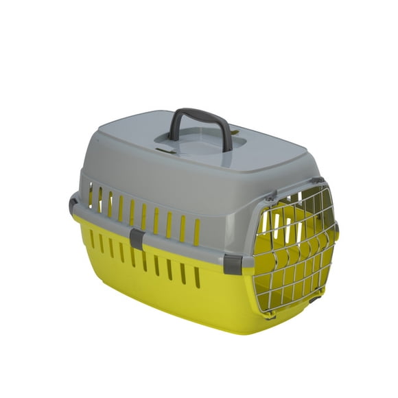 Transportadora Perro Mascota Puerta Metal Moderna Limon Moderna T101-329