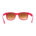 thumbnail image 2 of Classic Iconic Pop Color Horn Rim Sunglasses Fuchsia Brown, 2 of 4