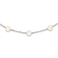 thumbnail image 1 of 14K White Gold White FW Cultured Pearl Necklace 18 Inch, 1 of 2
