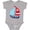 AC-Heather Grey, variant on Sailing Boat, Sailor, Sailing, Sails, Boat, Ship Boys Baby Bodysuit