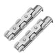 thumbnail image 5 of 2 ruedas para puerta corredera, rieles para puertas correderas, prácticos y portátiles, suaves. 6 ruedas, 5 of 9