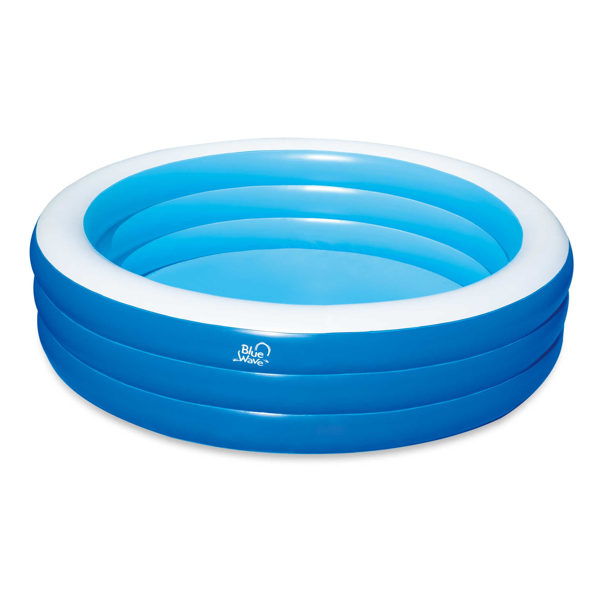 Blue Wave 7.5ft x 22in Deep Inflatable Round Family Pool w/Cover