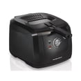 thumbnail image 2 of Hamilton Beach 8 Cup Oil Capacity Deep Kitchen Fryer w/ Immersion Heater, Black, 2 of 6