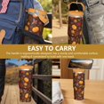 thumbnail image 7 of 30 Oz Tumbler Maple Leaf Pumpkins in Autumn Tumbler with Lid and Straw, Birthday Gift Cup for Friend Women Men Coffee Travel Mug Thanksgiving Day Halloween Christmas Gift Water Bottle, 7 of 7