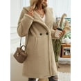 thumbnail image 4 of Devine Pocketed Long Sleeve Hooded Teddy Coat, 4 of 7