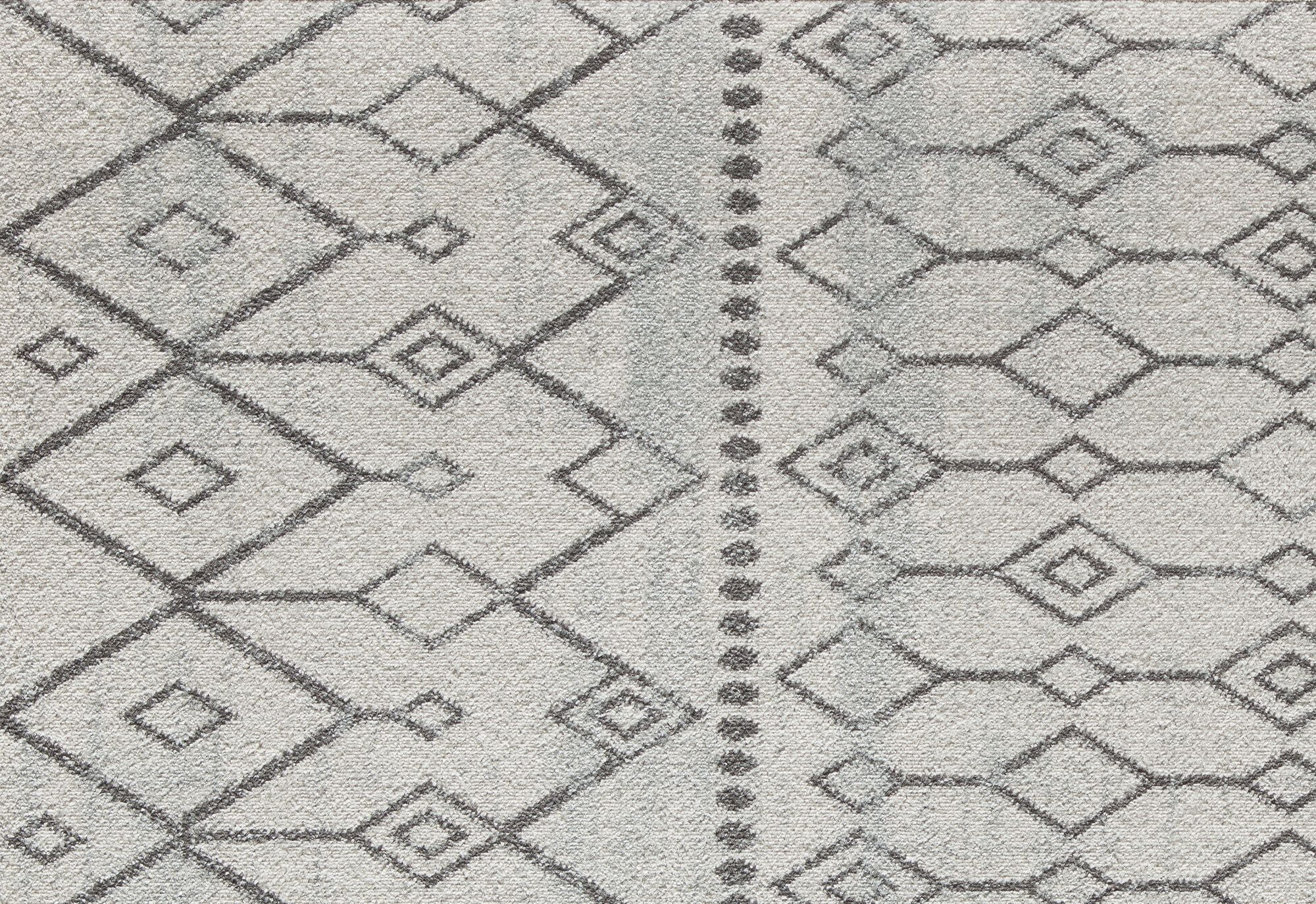 Mason Brooks Ryder KN10B Linen White Moroccan Tribal White Area Rug, 8'3"X10'0"