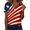Deep Red(American Flag Stars Striped), variant on Iaqnaocc 250 Anniversary Usa Shirt for Women 4th Of July Summer Button V Neck Vintage Shirts Independence Day American Flag Stars Striped Plus Size Short Sleeve Tee Shirts White L