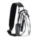 thumbnail image 3 of Bolsa transparente de PVC para el pecho, bolsa transparente para estadio, mochila con correa ajustable para el hombro, bolsa transparente para ,, 3 of 9