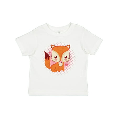 

Inktastic Fox Girl Cute Woodland Animal Gift Toddler Toddler Girl T-Shirt