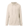 thumbnail image 5 of Women's Knit Hooded Pocket Hoodie Zip Hoodies for Women Warm Zip up Hoodie Winter Zip up Hoodie plus Size French Tunic Long Hoodie Dress plus Size Lightweight Hoodie Lightweight Oversized Sweatshirt, 5 of 5