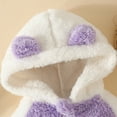 thumbnail image 7 of BONIXOOM Children'S Clothing On Sale Girls Clothes Toddler Outfits Fashion Spring Round Neckline Pull-On Solid Long Sleeve Jumpsuit Purple 18M, 7 of 7