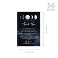 thumbnail image 5 of Koyal Wholesale Celestial Moon Phase Wedding Thank You Place Setting Cards for Table Reception, Dinner Plates, 56-Pack, 5 of 5