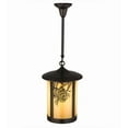 thumbnail image 7 of Meyda Tiffany 166028 Winter Pine 12" Wide Pendant - Brown, 7 of 7