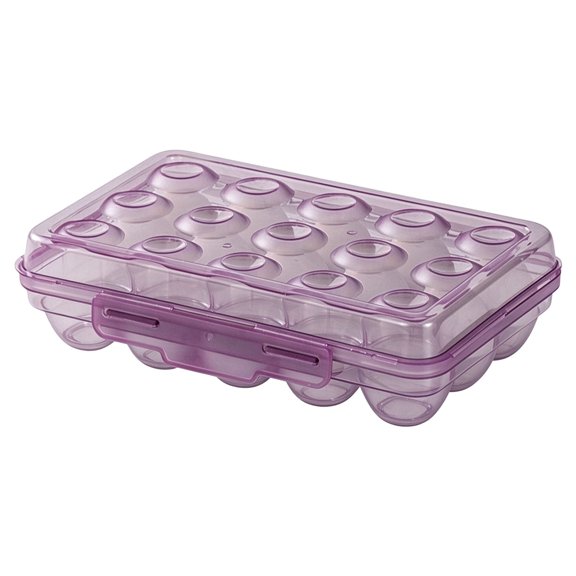 Clearance Sale Refrigerator Egg Holder with Lid, Household Stackable Egg Grid Tray for Fresh Keeping, Countertop Storage and Kitchen Organization