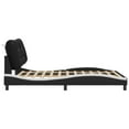 thumbnail image 5 of vidaXL Bed Frame with LED Lights Base Platform Bedroom Furniture Faux Leather, 5 of 139