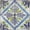 Lavender/Blue, variant on Mi Alma Vintage Flower Green Yellow Tile Stickers - Removable Vinyl 4x4, 24 pcs