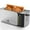 Silver, variant on LINKChef Touch Screen 4-Slice Toaster, Stainless Steel, 6 Bread Types & 6 Shade Settings, Timer Countdown