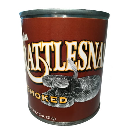 Canned Edible Smoked Rattlesnake
