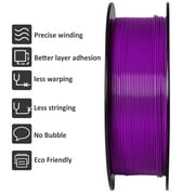 GEEETECH Purple PLA 3D Printer Filament 1.75mm Toughness Enhanced, Dimensional Accuracy +/-0.03mm, 1kg (2.2lbs) , 1080 Feet (330m)per Roll, Vacuum Packaging, Fit for Most 3D FDM Printer