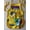 yellow, variant on Child Fidget Apron for sensory fun, stimulation apron, tactile, washable