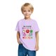 thumbnail image 5 of Fiudx Camiseta para Niños, Suave Mezcla de Poliéster y Elastano, Cuello Redondo, Manga Corta, Cómoda, Uso Diario Informal, Niño/Niña, Estilo Lavado a Mano., 5 of 6