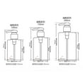 thumbnail image 4 of TIELUTT 100ml Shower Shampoo Lotion Empty Refillable Dispenser Bottle Face Towels for Bathroom Hand Towels for Bathroom Towel Racks for Bathroom Wall Mounted Towels for Bathroom Towel Warmer for Faci, 4 of 4