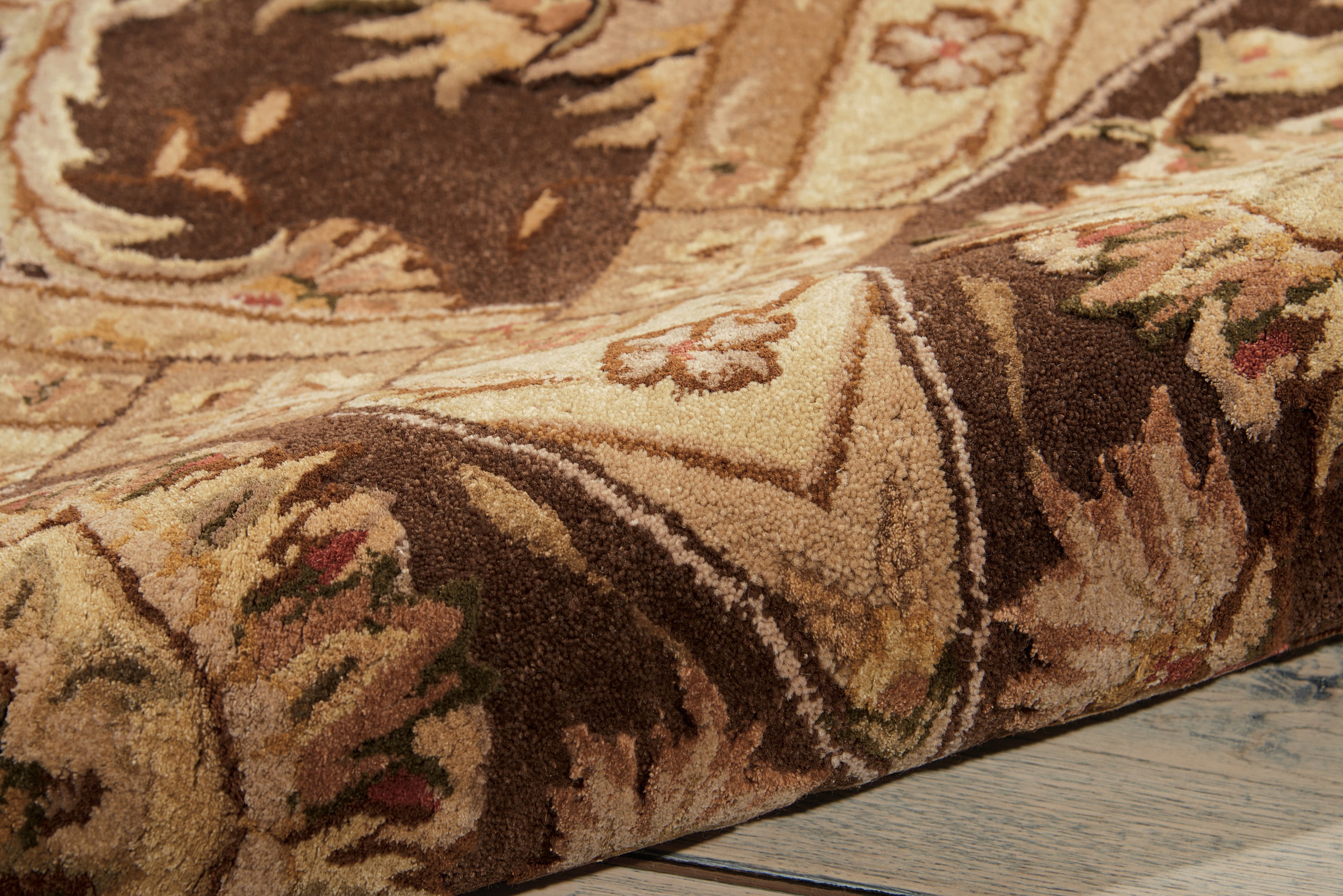 Nourison Nourison 3000 Traditional Brown 8'6" x 11'6" Area Rug, (9x12)