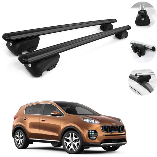 OMAC Automotive Exterior Accessories Roof Rack Crossbars Aluminum