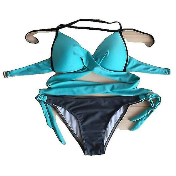 Pushup Padded Bra Swimsuit Bathing Twopiece Suits Bikinis Walmart.ca