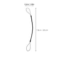 thumbnail image 2 of 10pcs Retractable Cords Stylus Pen Ropes Hanging Lanyard Spring Ropes, 2 of 8