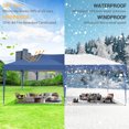 thumbnail image 4 of SANOPY 10 x 20 FT Pop Up Canopy Tent with 4 Removable Sidewalls, Easy Up Commercial Outdoor Canopy Tent, Waterproof and UV50+ Gazebo with Portable Bag, Tents for Parties/Backyard/Exhibition, 4 of 5