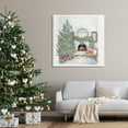 thumbnail image 2 of Cozy Christmas Night Gifts Decorated Fireplace Hearth Botanical & Floral Painting Gallery-Wrapped Canvas Print Wall Art, 2 of 7