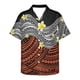 thumbnail image 5 of Camisas de playa tribales polinesias para hombre, camisetas hawaianas casuales de manga corta con botones y estampado 3D, camisetas de gran tamaño para hombre, 5 of 5