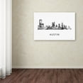 thumbnail image 3 of Trademark Fine Art 'Austin Texas Skyline WB-BW' Canvas Art by Marlene Watson, 3 of 3