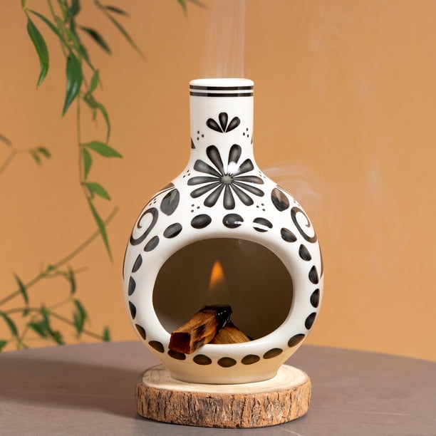 Quemador de incienso de cerámica hecho a mano Palo Santo Holder MOUGIGI