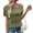Army Green, variant on Womens Asymmetric Neck T-Shirts Solid Color Slant Cut Short Sleeve Pullover Tops Geometric Design Lightweight Stretch Jersey Fabric Summer Apparel Structured Silhouette Pink M