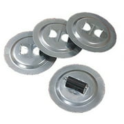 BAL 20031 Deluxe Base Pads – Set of 4 Heavy-Duty Stabilizer Jack Pads for RVs and Trailers – Anti-Slip, Durable, Easy to Store