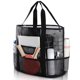 thumbnail image 2 of Bolsa de playa de malla hueca, bolso de mano portátil de gran capacidad para playa, bolso de hombro para playa, 2 of 8